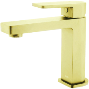 Bella Vista Ikon Flores Basin Mixer Brushed Gold - Burdens Plumbing