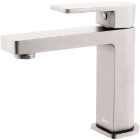 Bella Vista Ikon Flores Basin Mixer Brushed Nickel - Burdens Plumbing