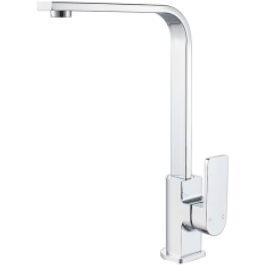 Bella Vista Ikon Flores Goose Neck Sink Mixer Chrome - Burdens Plumbing