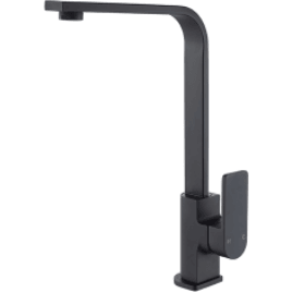 Bella Vista Ikon Flores Goose Neck Sink Mixer Matte Black - Burdens Plumbing