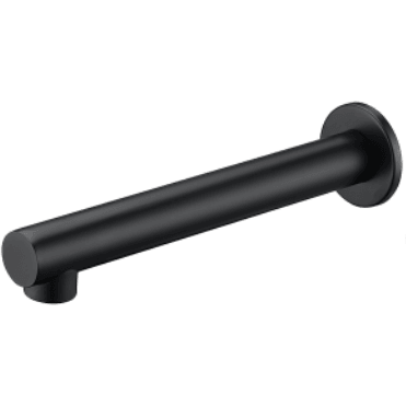 Bella Vista Ikon Hali Bath Spout Matt Black - Burdens Plumbing