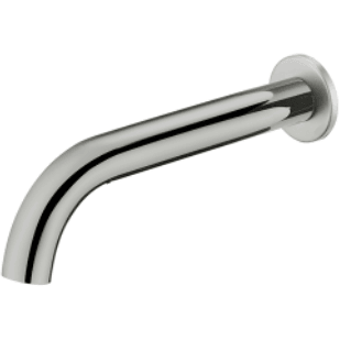 Bella Vista Ikon Hali Curved Spout Brushed Nickel - Burdens Plumbing