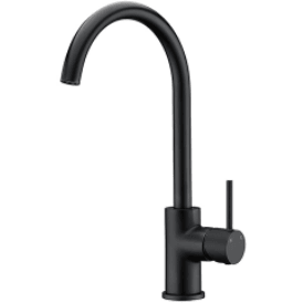 Bella Vista Ikon Hali Sink Mixer Matt Black - Burdens Plumbing