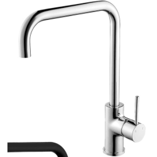 Bella Vista Ikon Hali Square Neck Sink Mixer Chrome - Burdens Plumbing