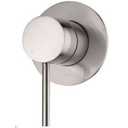 Bella Vista Ikon Hali Wall Mixer Brushed Nickel - Burdens Plumbing
