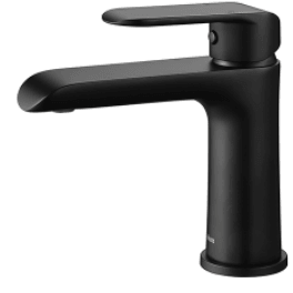 Bella Vista Kara Basin Mixer Matte Black - Burdens Plumbing