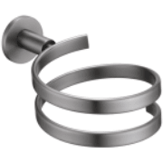 Bella Vista Mica Hairdryer Holder Brushed Nickel - Burdens Plumbing