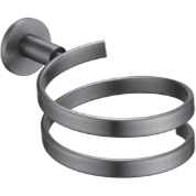 Bella Vista Mica Hairdryer Holder Gun Metal - Burdens Plumbing