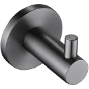 Bella Vista Mica Robe Hook Gun Metal - Burdens Plumbing