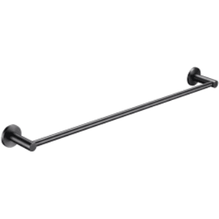 Bella Vista Mica Single Towel Bar 600mm Gun Metal - Burdens Plumbing