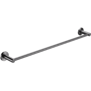 Bella Vista Mica Single Towel Bar 800mm Brushed Nickel - Burdens Plumbing