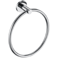 Bella Vista Mica Towel Ring Chrome - Burdens Plumbing