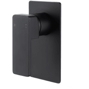 Bella Vista Milos Shower Flick Mixer Black - Burdens Plumbing