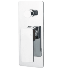 Bella Vista Milos Shower Flick Mixer With Diverter Chrome - Burdens Plumbing