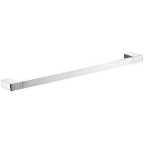 Bella Vista Milos Single Towel Rail 600mm Chrome - Burdens Plumbing