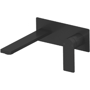 Bella Vista Pradus Combo Mixer And Spout Black Cresta - Burdens Plumbing