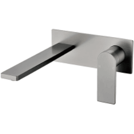 Bella Vista Pradus Combo Mixer And Spout Gun Metal - Cresta - Burdens Plumbing