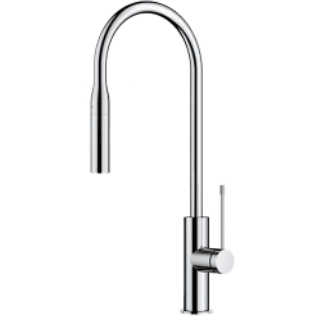 Bella Vista Round Sink Mixer Chrome - Burdens Plumbing