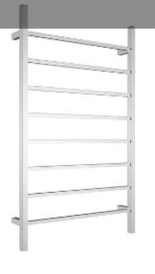 Bella Vista Square Non Heated Towel Ladder 8 Bar 700X1150 - Burdens Plumbing