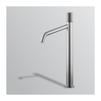 Bestlink Diamond Tower Basin Mixer Brushed Nickel - Burdens Plumbing