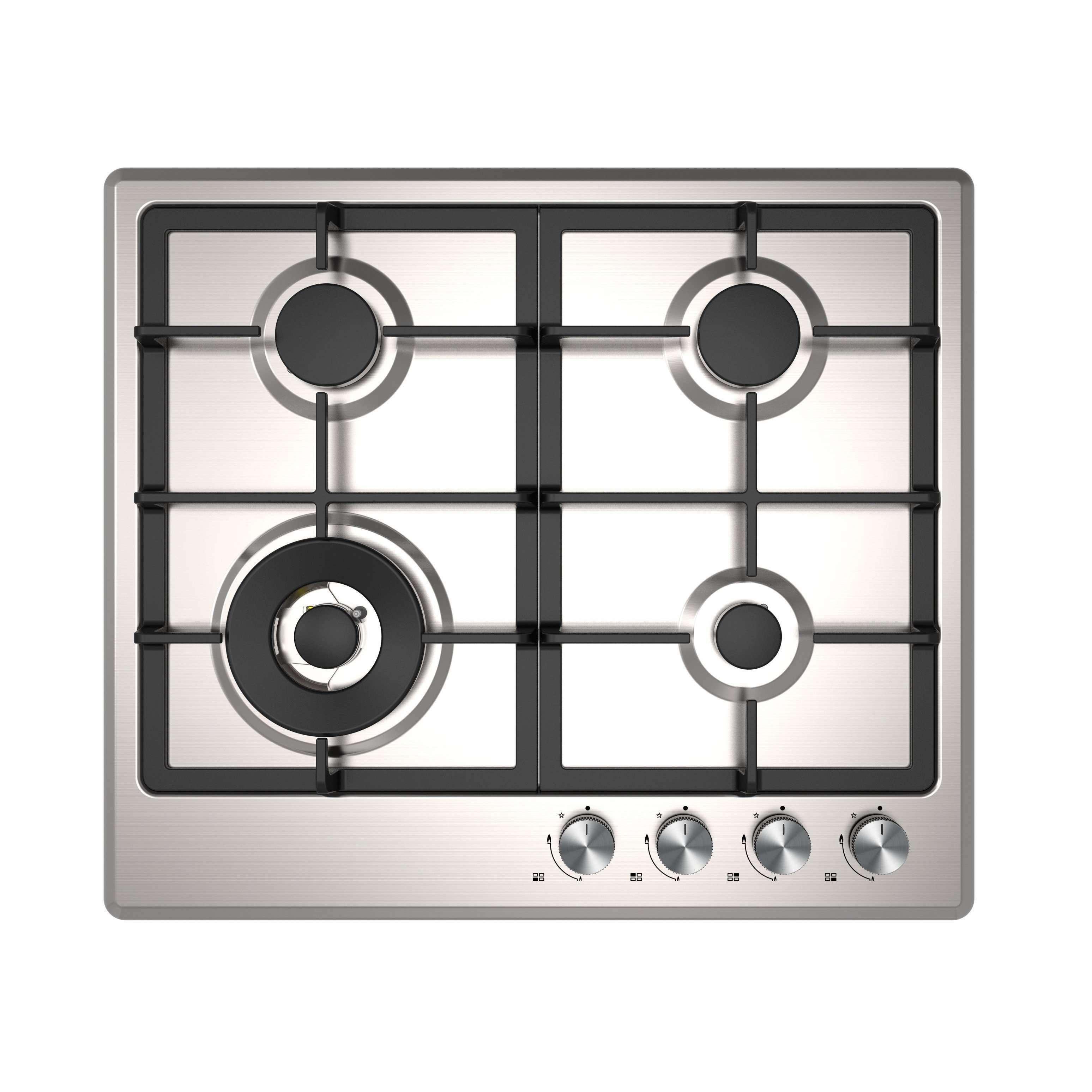 Bestlink Midea 60Cm Gas Cooktop Stainless Steel 60G40Me096-Sft - Burdens Plumbing