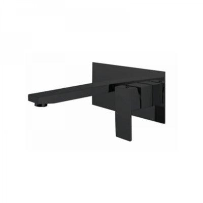 Bestlink Nautica Wall Basin Mixer Set 35mm Cartridge Matte Black - Burdens Plumbing