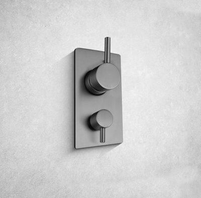 Bestlink New York Bath/Shower Diverter Mixer Gun Metal - Burdens Plumbing