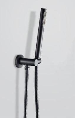 Bestlink New York Slim Handshower On Adjustable Hook Matte Black - Burdens Plumbing