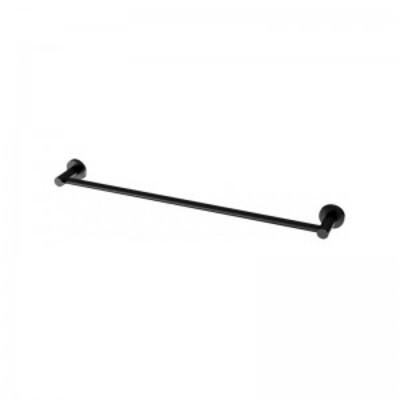 Bestlink Nirvana Matt Black Round Single Towel Rail 5024Bk - Burdens Plumbing