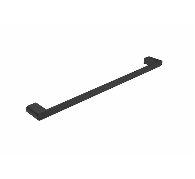 Bianca Single Towel Rail 600mm Matt Black - Burdens Plumbing