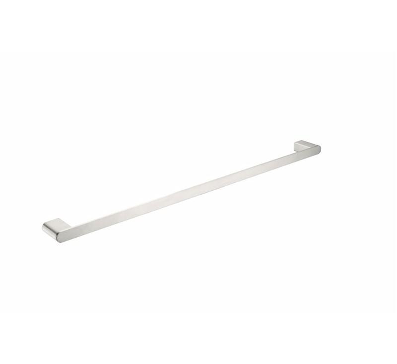 Bianca Single Towel Rail 800mm Brushed Nickel - Burdens Plumbing
