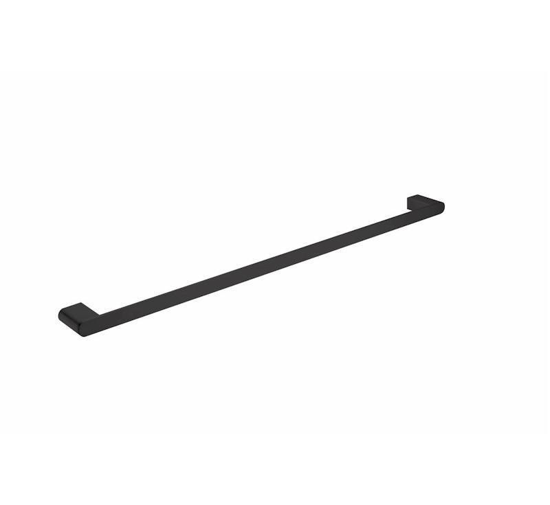 Bianca Single Towel Rail 800mm Matt Black - Burdens Plumbing