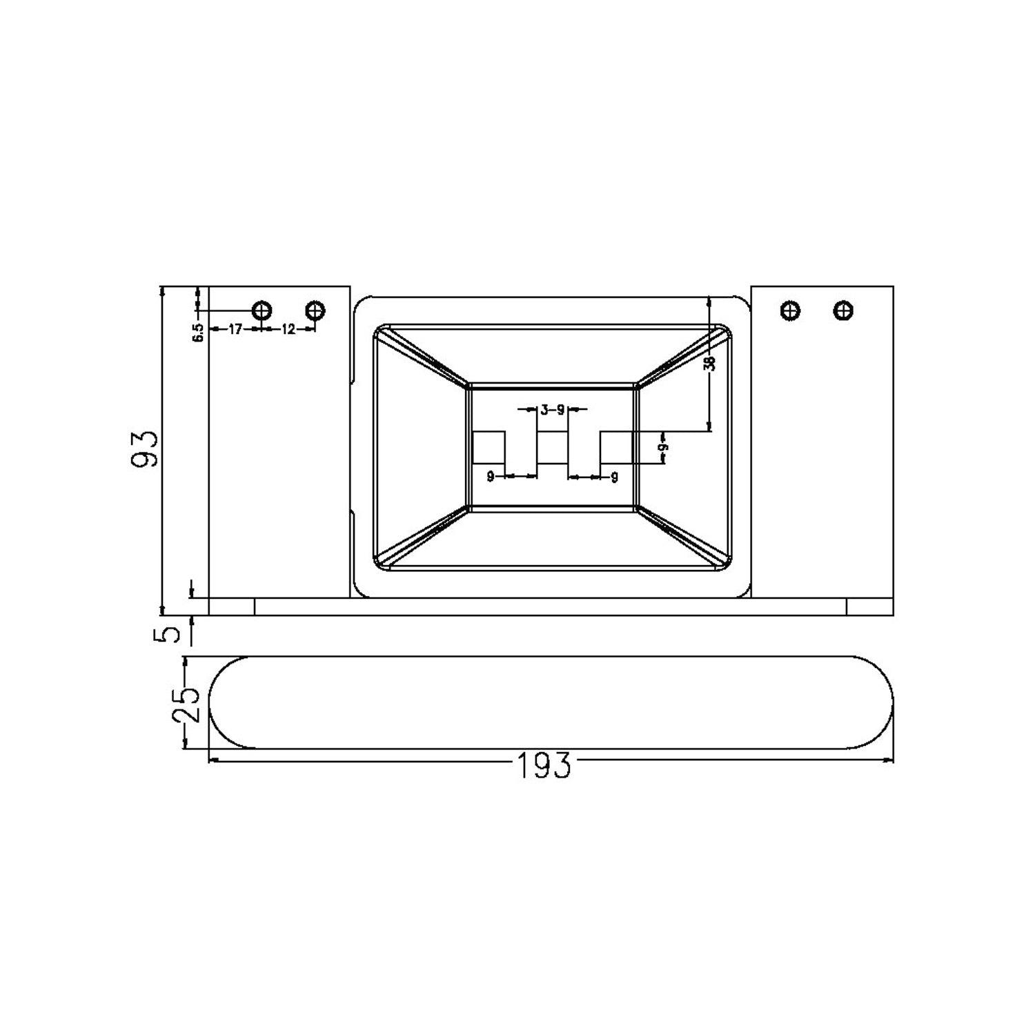 Bianca Soap Dish Holder Gun Metal Grey - Burdens Plumbing