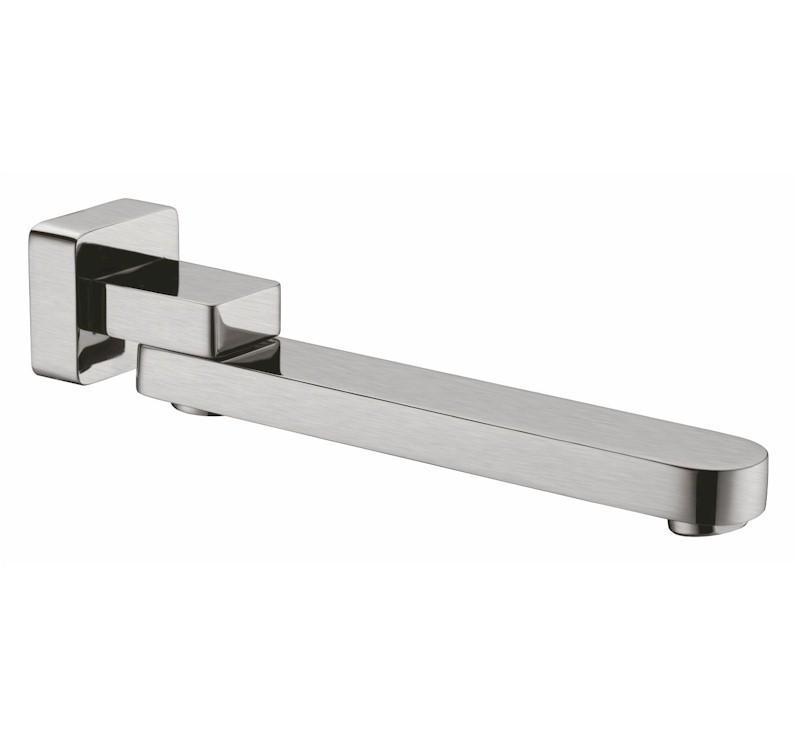 Bianca/Ecco Swivel Bath Spout Brushed Nickel - Burdens Plumbing
