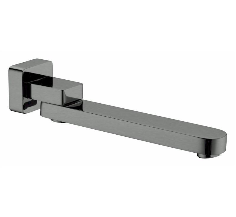 Bianca/Ecco Swivel Bath Spout Gun Metal Grey - Burdens Plumbing