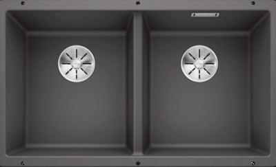 Blanco Silgranit Subline 350 D/Bowl Sink 350X350 Rock Grey Sub350350Ugk5 - Burdens Plumbing