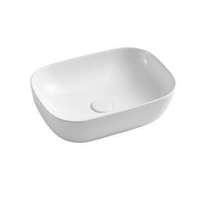 Bnk Naga Apb-03460-Wh Above Counter Basin 460 X 320 X 135mm Gloss White - Burdens Plumbing