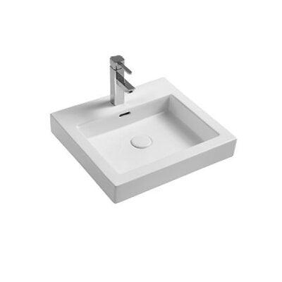 Bnk Naga Apb-04490-Wh Above Counter Basin 490 X 450 X 130mm Gloss White - Burdens Plumbing