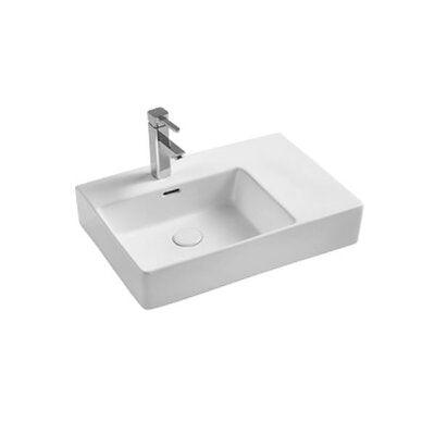 Bnk Naga Apb-04600L-Wh Above Counter Wall Hung Basin 600 X 420 X 120mm Gloss White - Burdens Plumbing