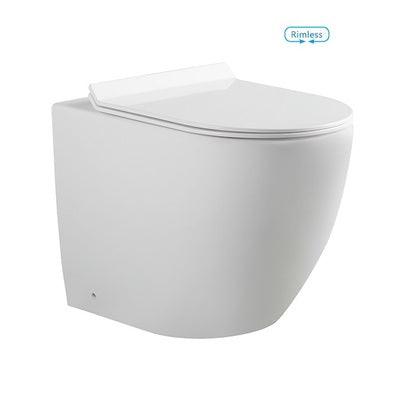 Bnk Naga Bl-102N-Fst Rimless Wall Faced Pan Only - Burdens Plumbing