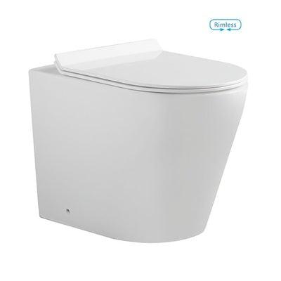 Bnk Naga Bl-104N-Fst Rimless Wall Faced Pan Only - Burdens Plumbing
