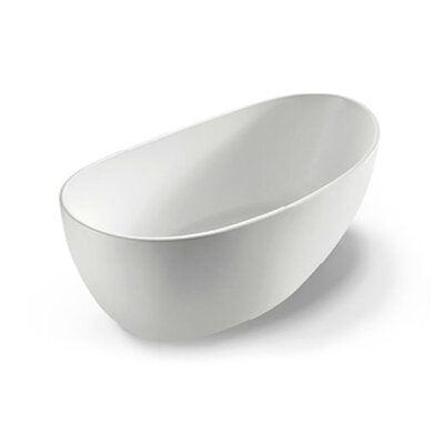 Bnk Naga Btg-1500 Boat Shape Freestanding Bath 1500 X 750 X 680mm Gloss White - Burdens Plumbing
