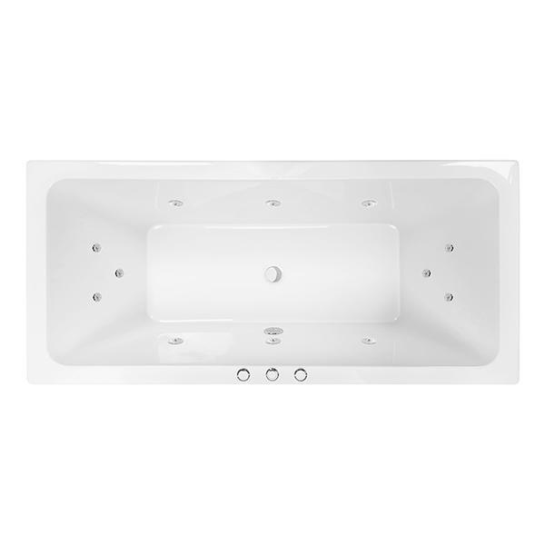 Carina 1525 Santai 12 Jets White(Decina P#:Ca1525San12Jw) - Burdens Plumbing