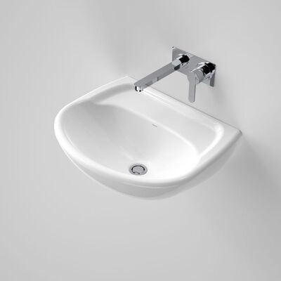 Caroma Caravelle 550 Wall Basin White 3Th - Burdens Plumbing