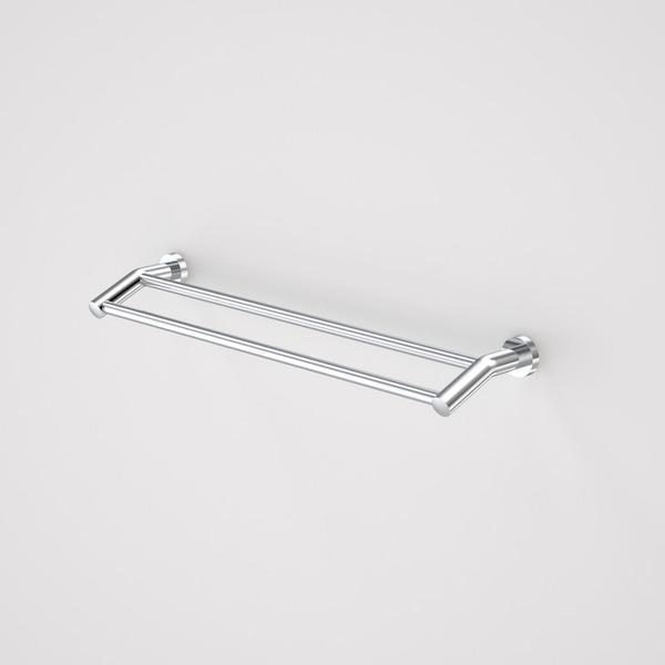 Caroma Cosmo Metal Double Towel Rail 600mm Chrome - Burdens Plumbing