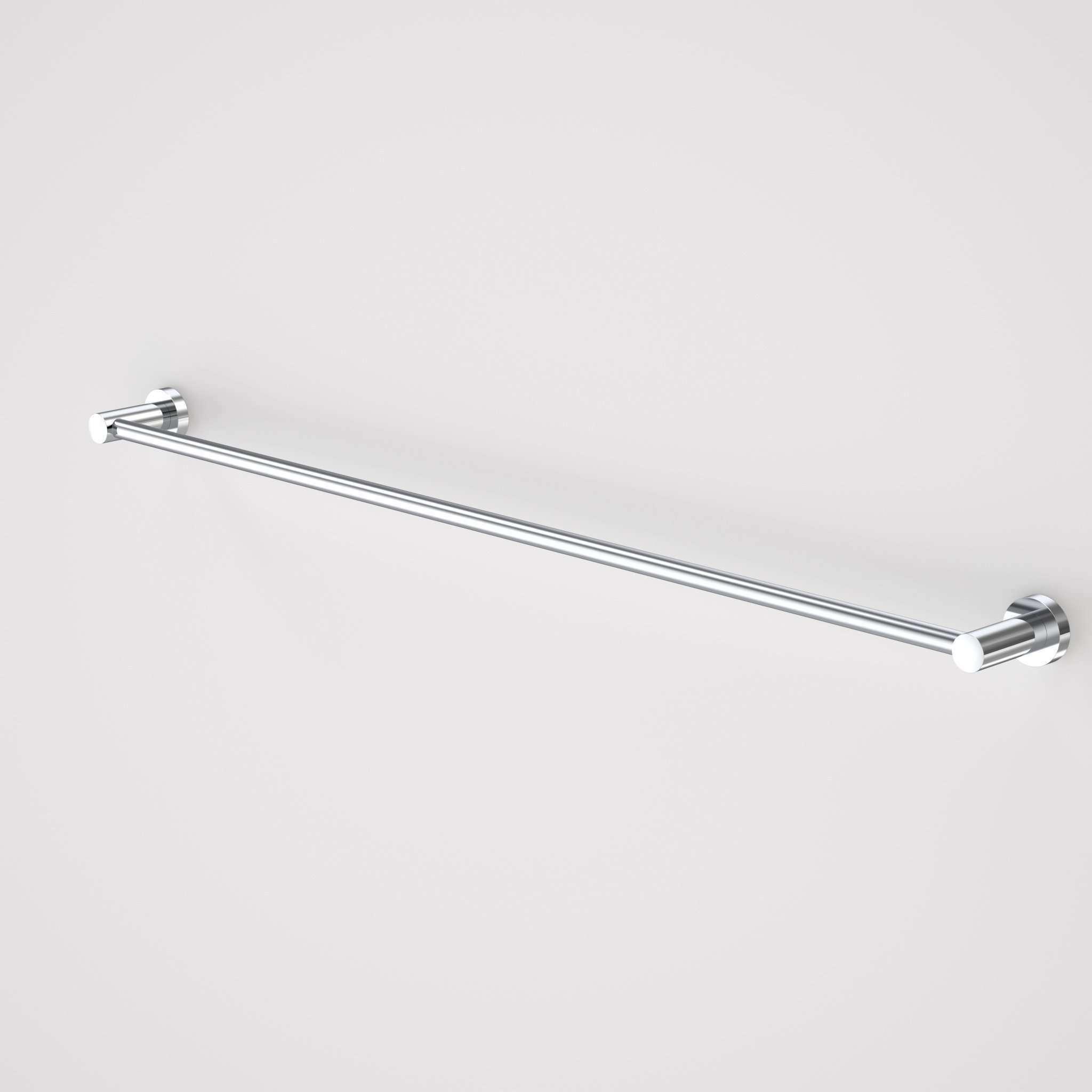 Caroma Cosmo Metal Single Towel Rail 900mm Chrome - Burdens Plumbing