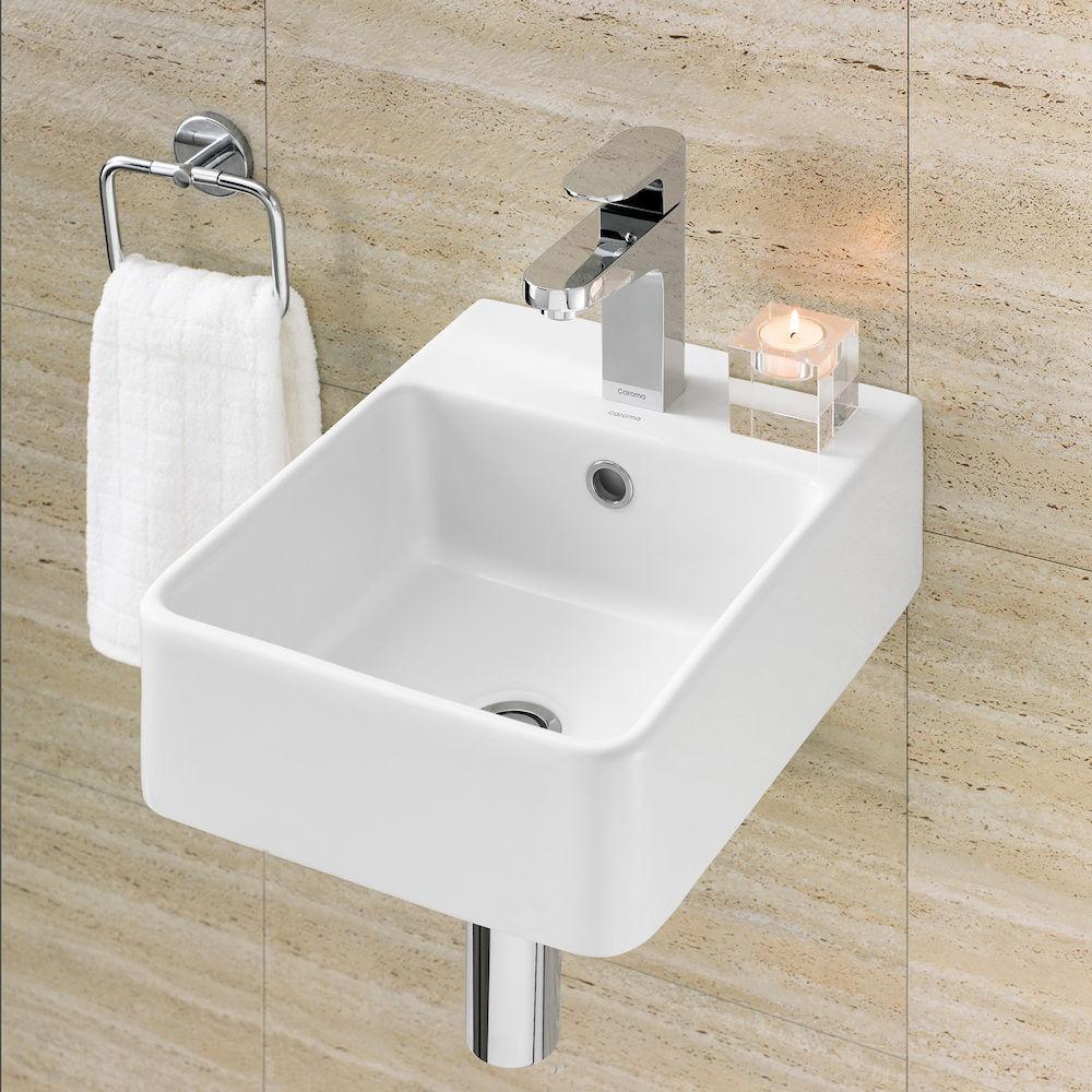 Caroma Cube Hand Wall Basin 320mm - Burdens Plumbing