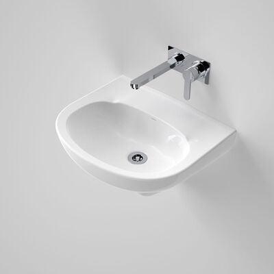 Caroma Integra 500 Wall Basin White 1Th 648210W - Burdens Plumbing