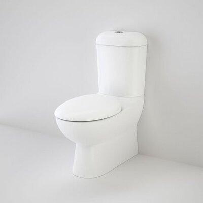 Caroma Leda 2000 Smartflush Back Inlet Suite C/W Seat White - Burdens Plumbing