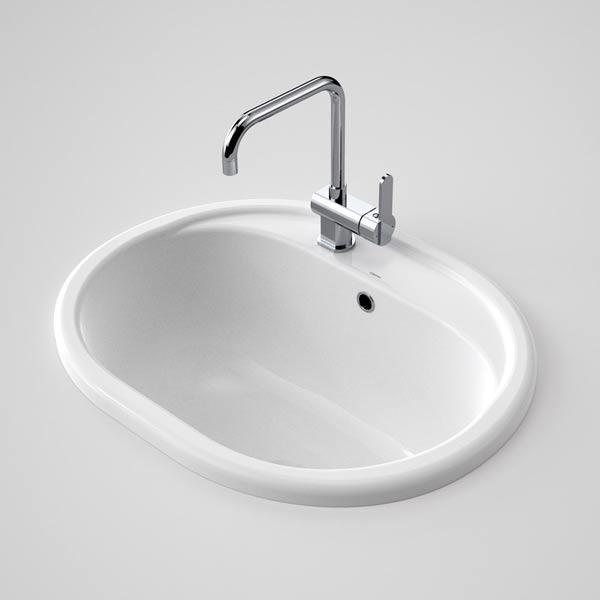Caroma Metro 35 Utility Basin - 0Th 655X542mm White - Burdens Plumbing